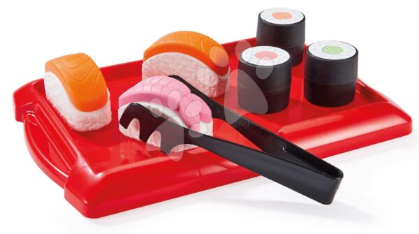 Potraviny do kuchyňky Sushi 100% Chef Écoiffier 23 doplňků v dóze od 18 měsíců
