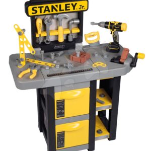 Pracovní dílna skládací Stanley Open Bricolo Workbench Smoby s 37 doplňky