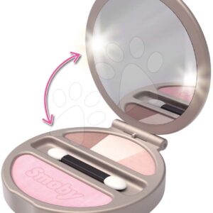 Pudr na obličej My Beauty Powder Compact Smoby se zrcátkem a světlem a stíny na oči