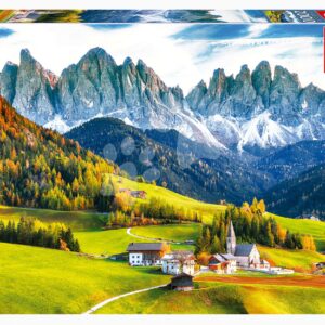 Puzzle Autumn in the Dolomites Educa 2000 dílků a Fix lepidlo