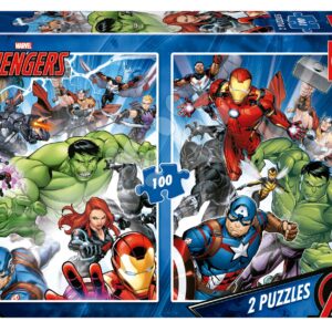 Puzzle Avengers Educa 2 x 100 dílků od 6 let