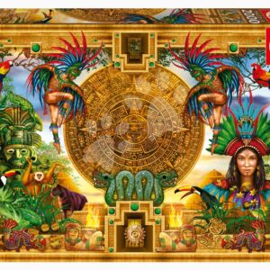 Puzzle Aztec Mayan Montage Educa 2000 dílků a Fix lepidlo