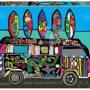 Puzzle California Dreaming Educa 500 dílků a Fix lepidlo