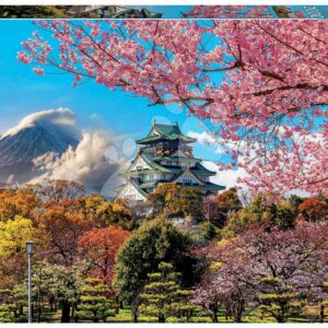 Puzzle Castillo De Osaka in Japan Educa 2000 dílků a Fix lepidlo