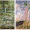 Puzzle Claude Monet - The Water-Lily Pond - Woman with Parasol Turned to the Left Educa 2 x 1000 dílků a Fix lepidlo - Image 2