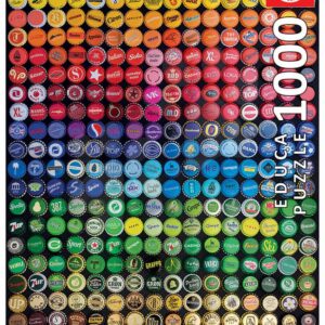 Puzzle Collage Chapas Educa 1000 dílků a Fix lepidlo v balení od 11 let