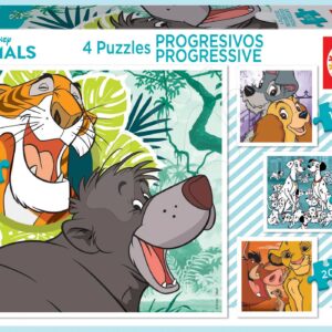 Puzzle Disney Classics Progressive 4v1 Educa 12-16-20-25 dílků