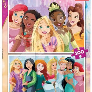 Puzzle Disney Princess Educa 2 x 100 dílků
