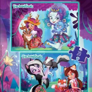 Puzzle Enchantimals Educa 2 x 20 dílků od 4 let