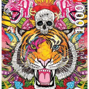 Puzzle Extasis Educa 1000 dílků a Fix lepidlo v balení od 11 let