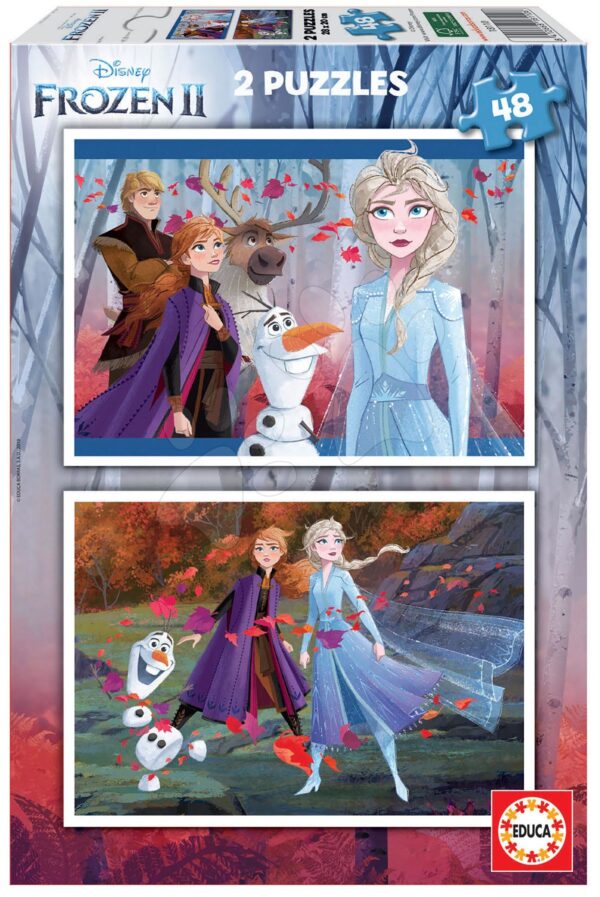 Puzzle Frozen 2 Disney Educa 2 x 48 dílků od 4 let