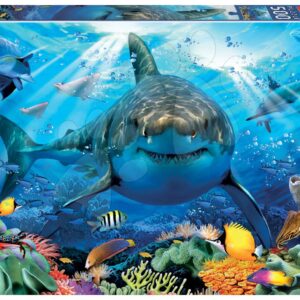 Puzzle Great White Shark Educa 500 dílků a Fix lepidlo od 11 let