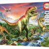 Puzzle Jurassic Forest Educa 1000 dílků a Fix lepidlo - Image 2