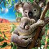 Puzzle Koala and Cub Educa 500 dílků a Fix lepidlo v balení od 11 let - Image 2