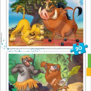 Puzzle Lví král Disney Educa 2 x 20 dílů od 4 let