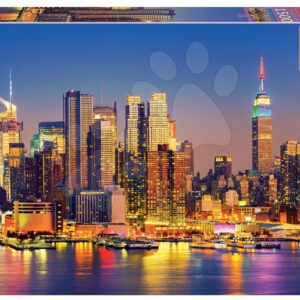 Puzzle Manhattan at Night Educa 1500 dílků a Fix lepidlo od 11 let