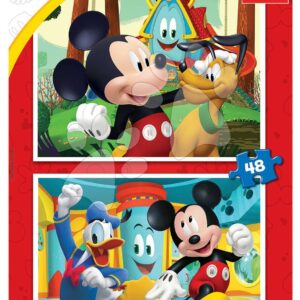 Puzzle Mickey Mouse Fun House Disney Educa 2 x 48 dílků