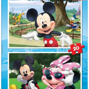 Puzzle Mickey&Friends Educa 2 x 20 dílků od 4 let