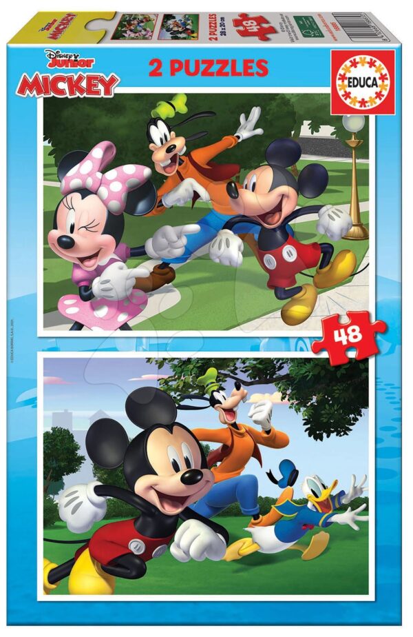 Puzzle Mickey&Friends Educa 2 x 48 dílků od 4 let