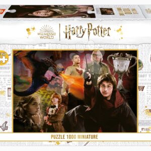 Puzzle Miniature series Harry Potter 2 Educa 1000 dielov a Fix lepidlo EDU19491