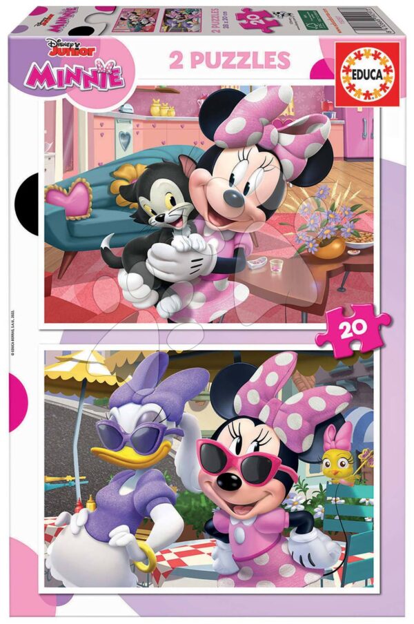 Puzzle Minnie Disney Educa 2 x 20 dílků