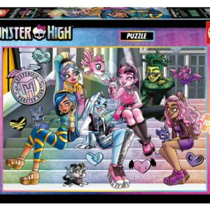 Puzzle Monster High Educa 1000 dílků a Fix lepidlo