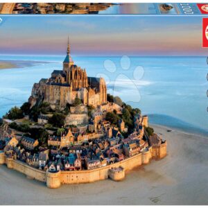 Puzzle Mont-Saint Michel Educa 1000 dílků a Fix lepidlo
