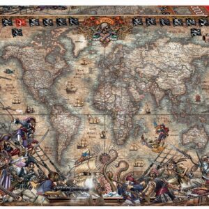 Puzzle Pirates Map Educa 2000 dílků a Fix lepidlo od 11 let