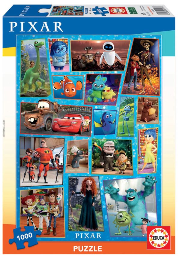 Puzzle Pixar Disney Educa 1000 dílů a Fix lepidlo od 11 let