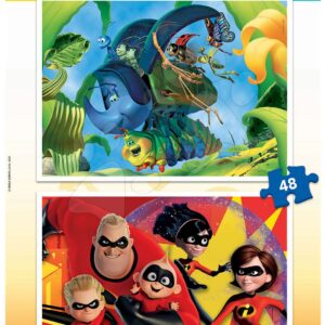 Puzzle Pixar Disney Educa 2x48 dílků od 4 let
