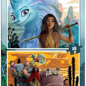 Puzzle Raya and the Last Dragon Educa 2 x 48 dílků od 4 let