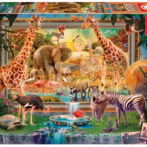 Puzzle Savana coming to life Educa 4000 dílků