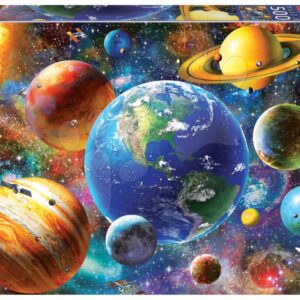 Puzzle Solar System Educa 500 dílků a Fix lepidlo od 11 let