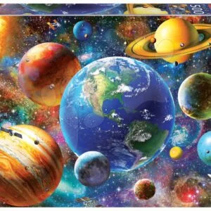 Puzzle Solar System Educa 500 dílků a Fix lepidlo od 11 let