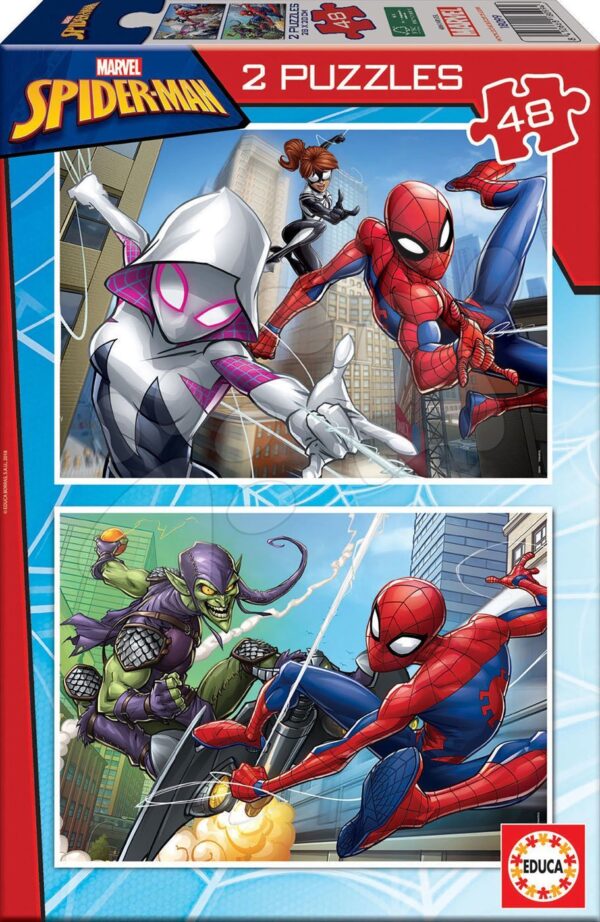 Puzzle Spiderman Educa 2x48 dílků od 4 let