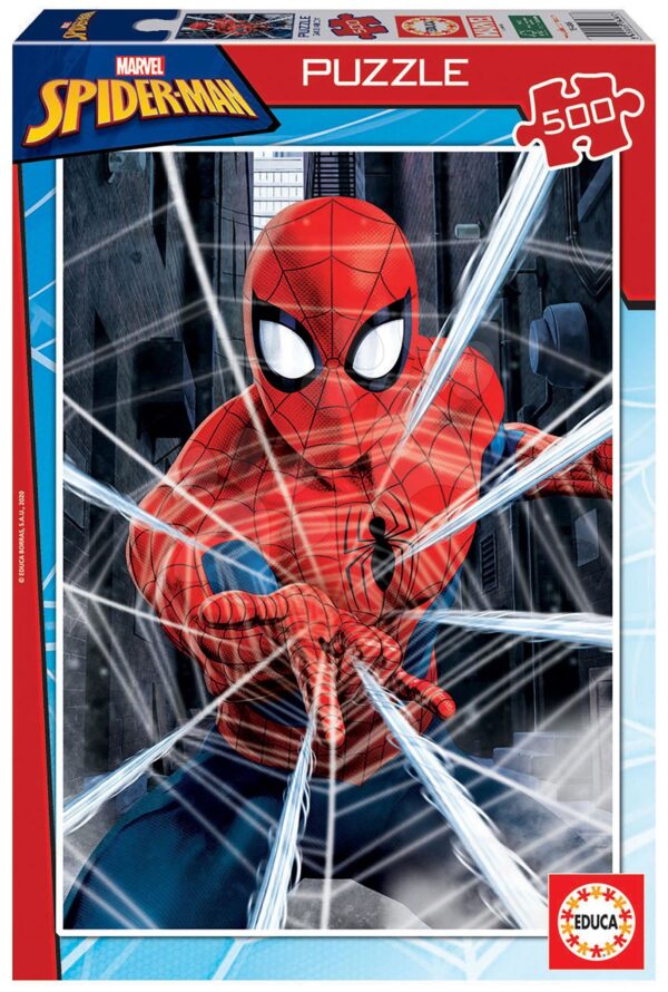 Puzzle Spiderman Educa 500 dílků a Fix lepidlo od 11 let