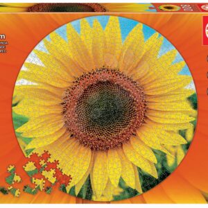 Puzzle Sunflower Round Educa 800 dílků a Fix lepidlo od 11 let