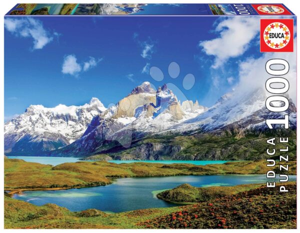 Puzzle Torres del Paine Patagonia Educa 1000 dílků a Fix lepidlo