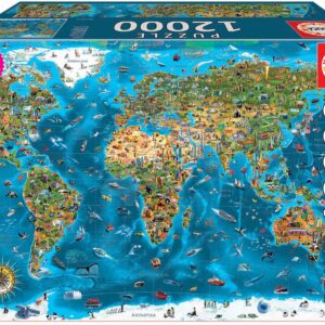 Puzzle Wonders of the World Educa 12000 dílků od 11 let