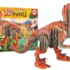 Puzzle dinosaurus Velociraptor 3D Creature Educa délka 55 cm 64 dílů - Image 2