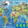 Puzzle mapa světa Dinosaurs World Map Educa 150 dílků od 7 let - Image 2