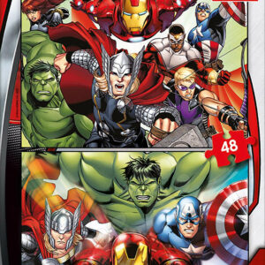 Puzzle pro děti Avengers Educa 2x48 dílků 15932 barevné