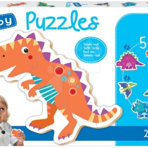 Puzzle pro nejmenší Baby 5 Educa Dinosaurus od 24 měsíců