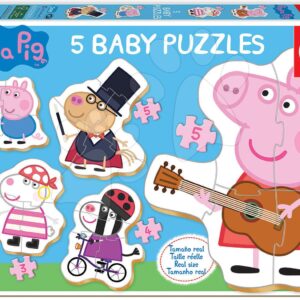 Puzzle pro nejmenší Baby 5 Peppa Pig 2 Educa od 24 měsíců