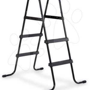 Schody k bazénu pool ladder Exit Toys pro výšku 60–90 cm kovový rám protiskluzové černé