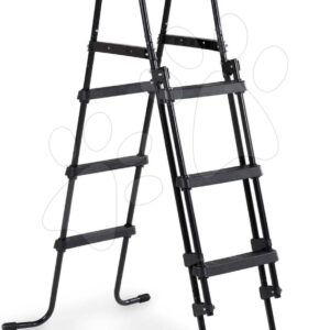 Schody k bazénu pool ladder Exit Toys pro výšku 91–107 cm kovový rám protiskluzové černé
