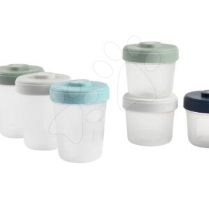 Set 8 dóz na jídlo Beaba Toddler Food Storage 8 clip 4 x 250 ml + 4 x 150 ml