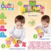 Skládačka Kiubis 3D Blocks & Stories The Little Farmer and the Apples Educa 3 figurky od 24 měsíců - Image 2