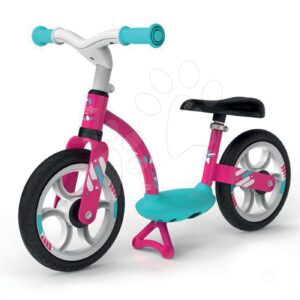 Smoby balanční odrážedlo Balance Bike Comfort Pink s kovovou konstrukcí a výškově nastavitelným sedadlem 770123