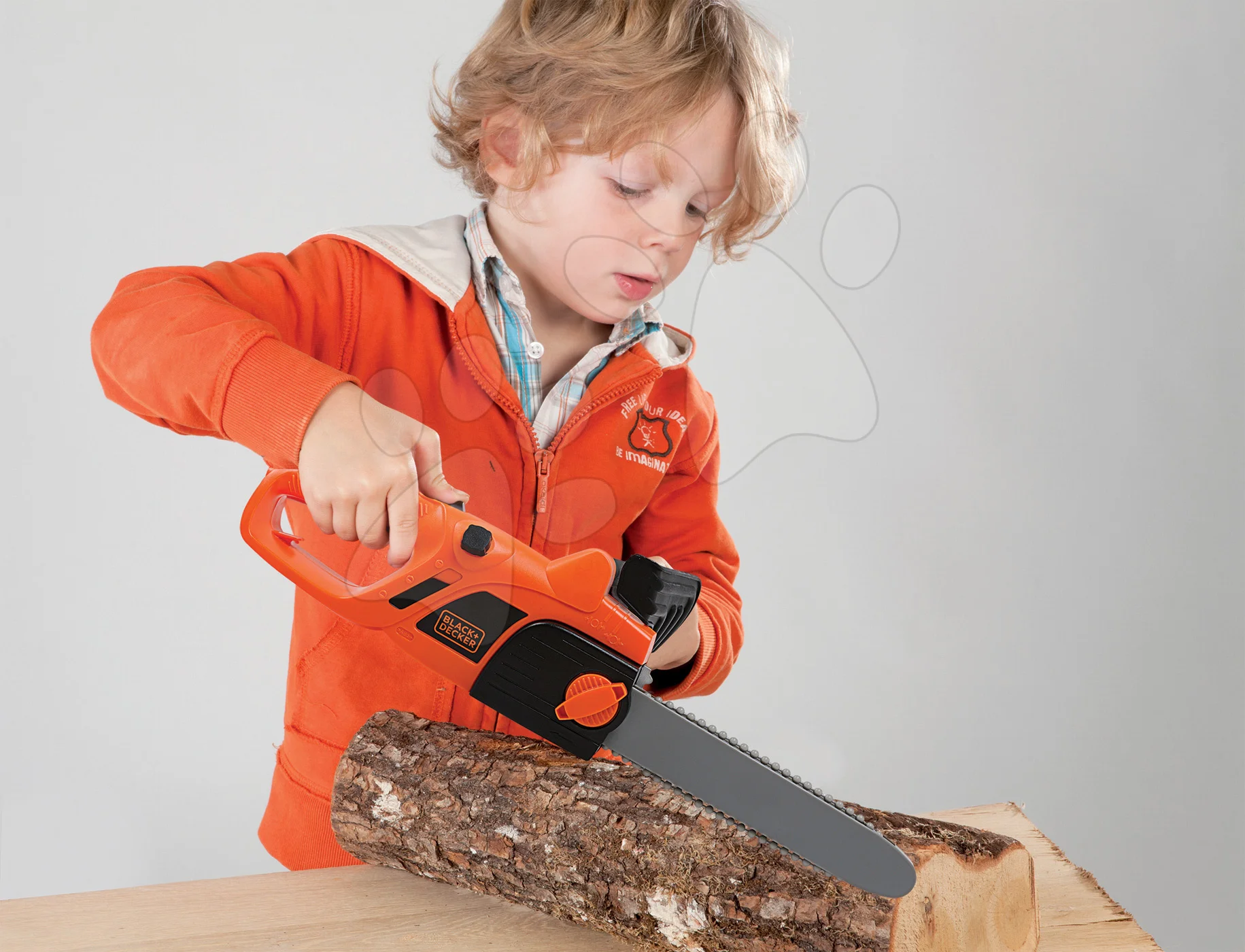 Smoby elektronická pila Black+Decker 360103 oranžová - Obrázek 2